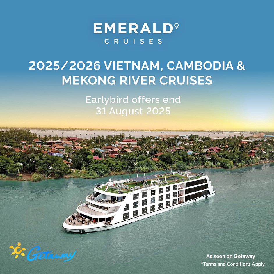 LUXURIOUS EMERALD MEKONG RIVER CRUISES