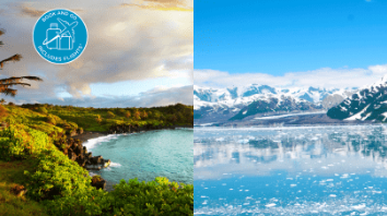 FIRE & ICE -19 NIGHT FLY, CRUISE & STAY PACKAGE FR HAWAII TO ALASKA